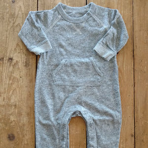 Baby Boy One-Piece Heathered Grey Gap Outfit 18m